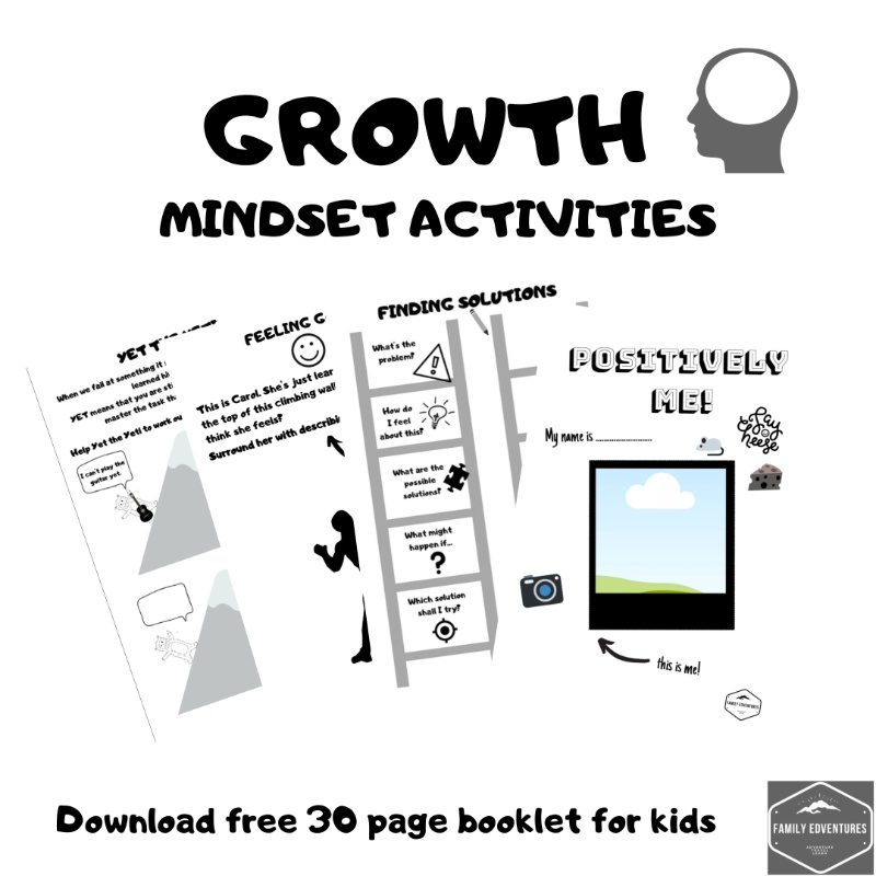 Free Growth mindset activities for kids 
