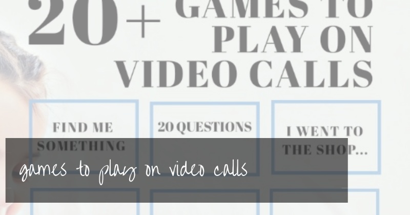 50+ Games To Play On Facetime With Kids (Free Printable) | fun video call games