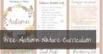 Free Autumn Nature Curriculum | Adventures in Nature